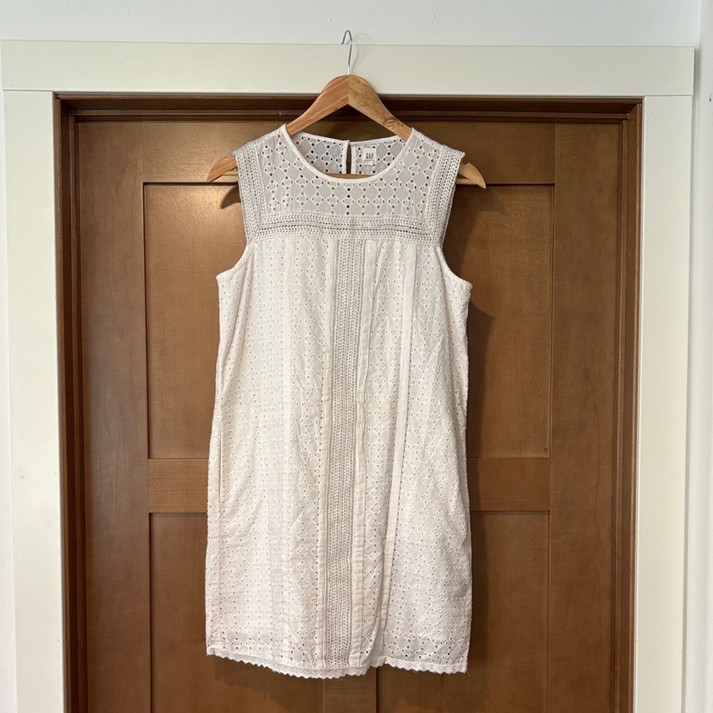 GAP White Eyelet Mini Dress